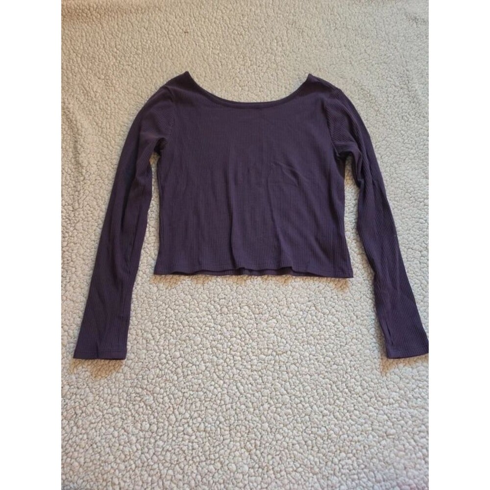 Old Navy Off the Shoulder Long Sleeve Ribbed Top Size Girl's XL